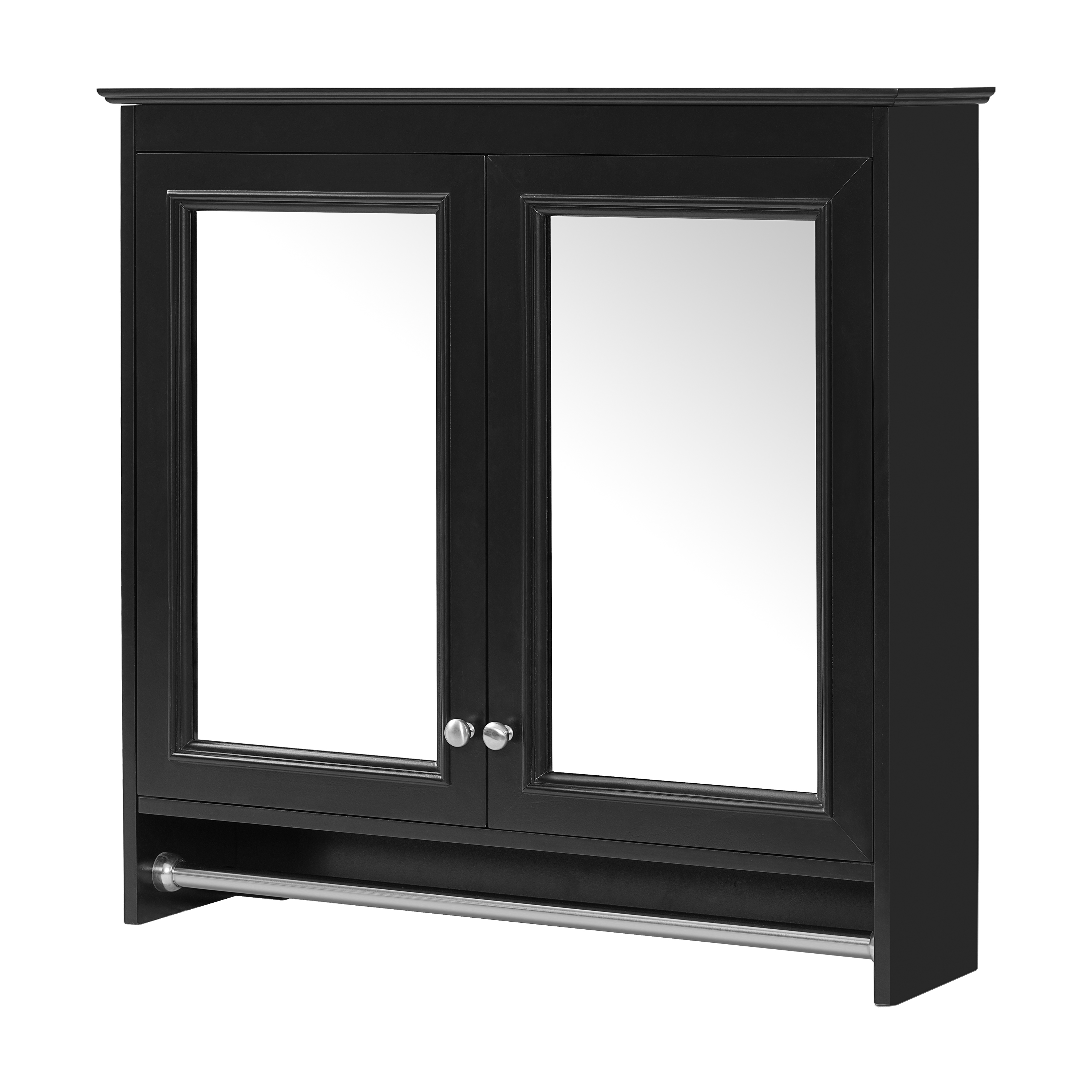 3-in-1 Bathroom Mirror Cabinet, 30 Inch Wall Mounted Medicine Cabinet With Adjustable Shelves & Soft Close Doors, High-Define Mirror With Storage For Bathroom Vanity