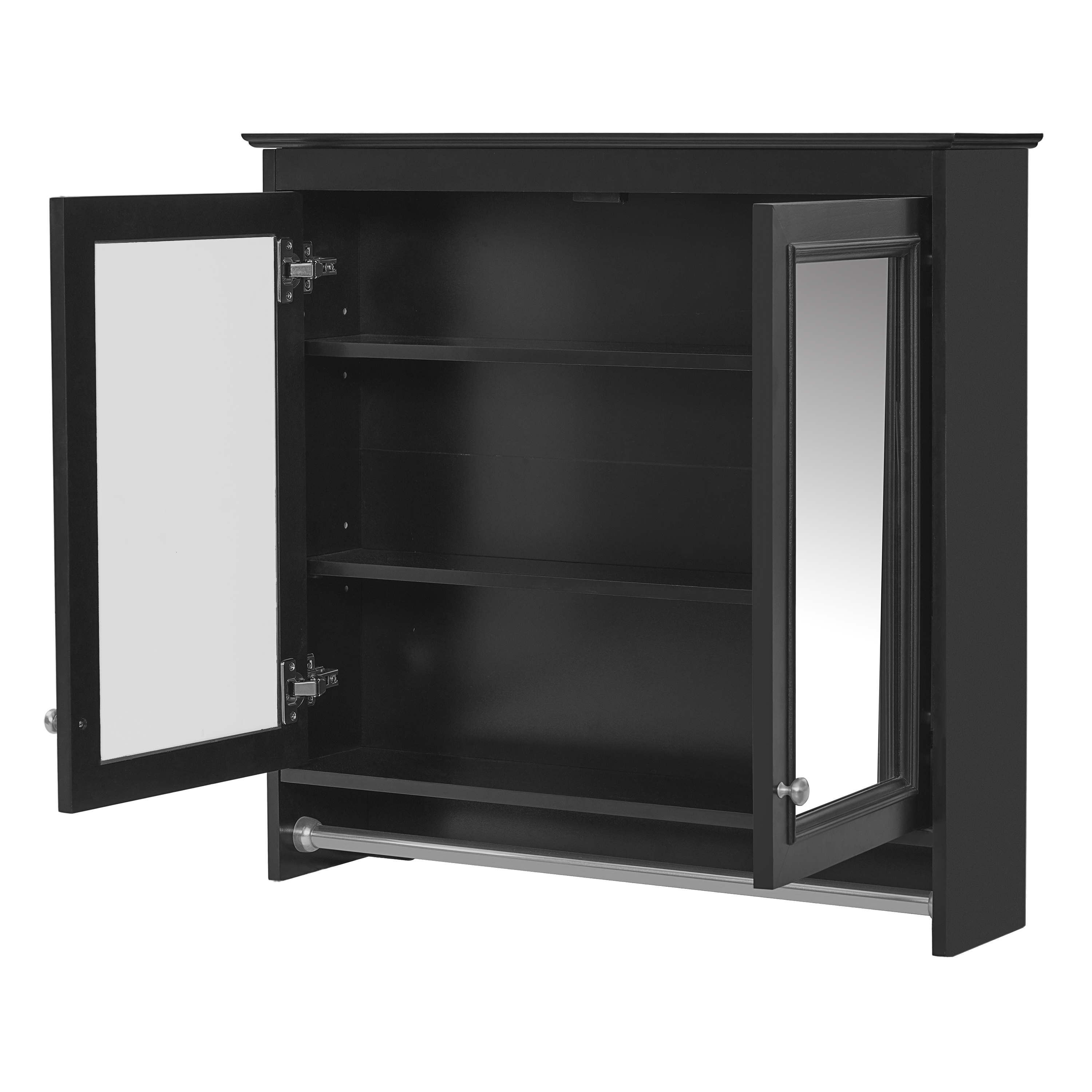 3-in-1 Bathroom Mirror Cabinet, 30 Inch Wall Mounted Medicine Cabinet With Adjustable Shelves & Soft Close Doors, High-Define Mirror With Storage For Bathroom Vanity