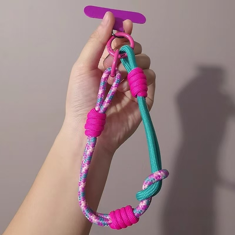 Keychain Anti-loss Dopamine Braided Phone Strap New Style