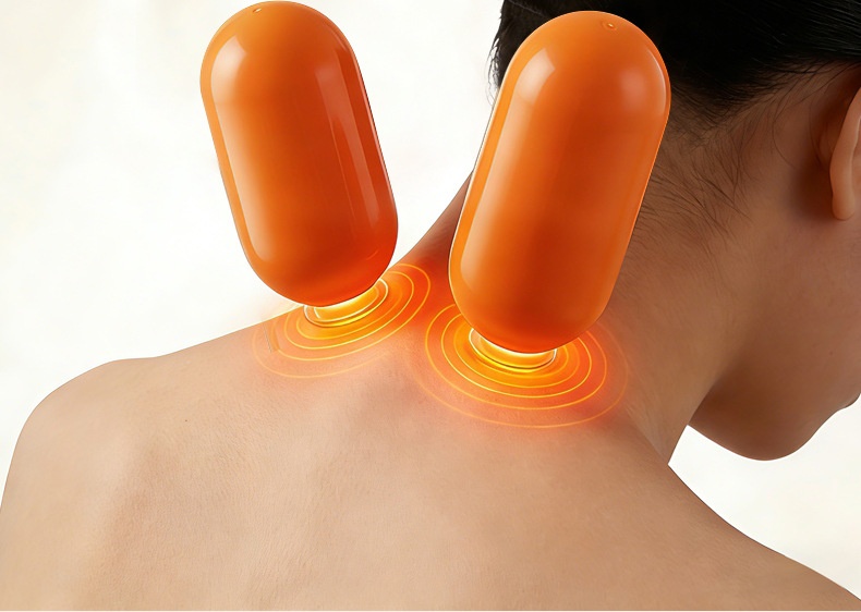 Smart Heated Vibration Waist And Neck Support Pillow Massager