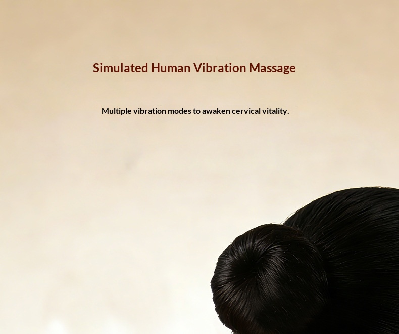 Smart Heated Vibration Waist And Neck Support Pillow Massager