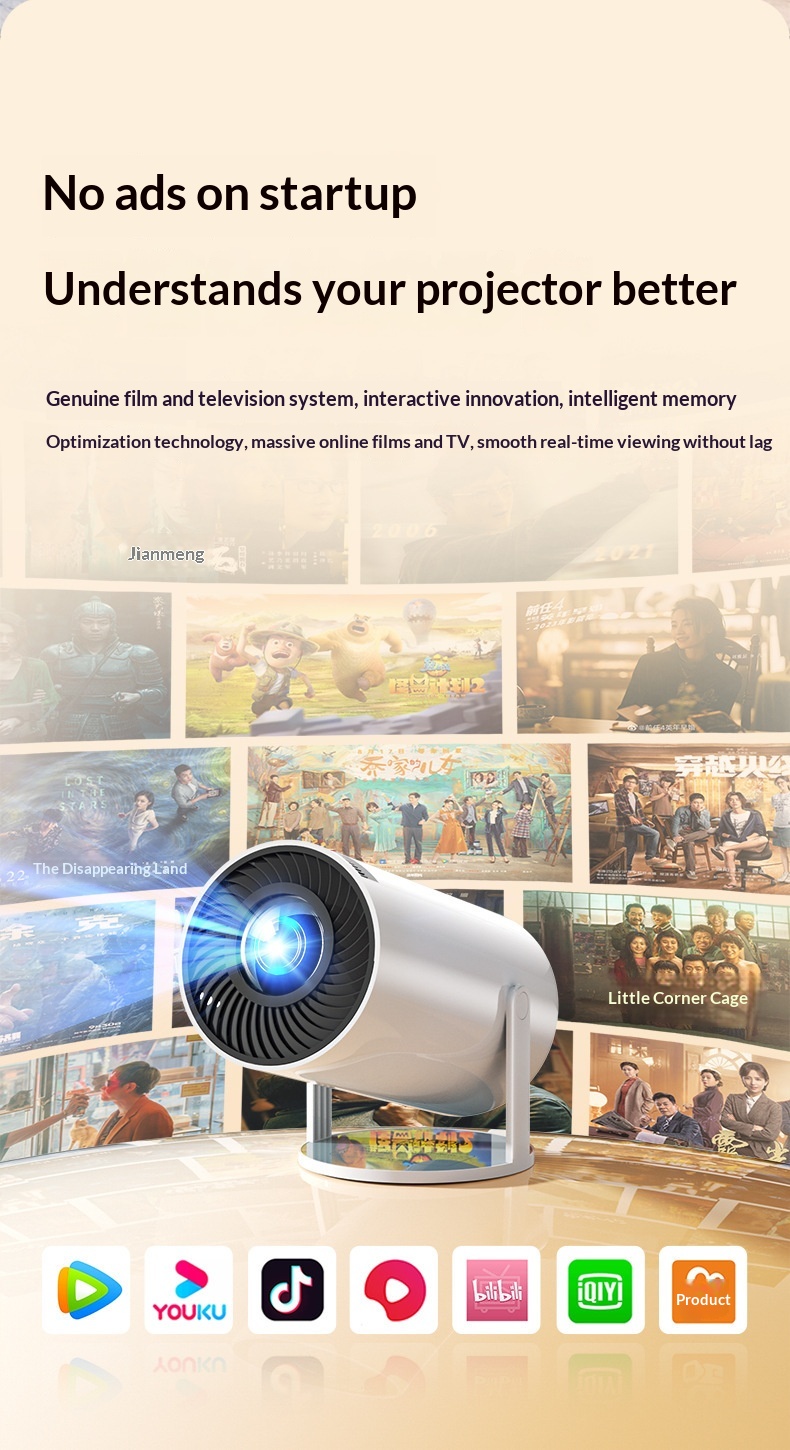 HY300 Mini Smart Home Projector