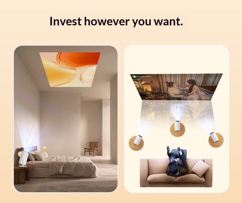 HY300 Mini Smart Home Projector