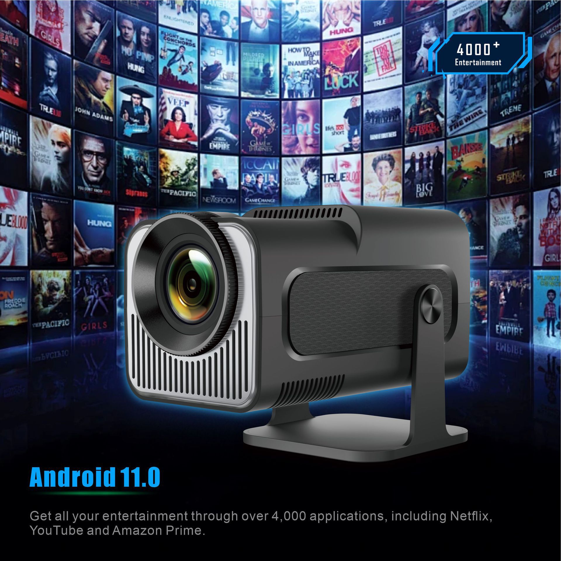 HY320 Mini Projector 720P Android System