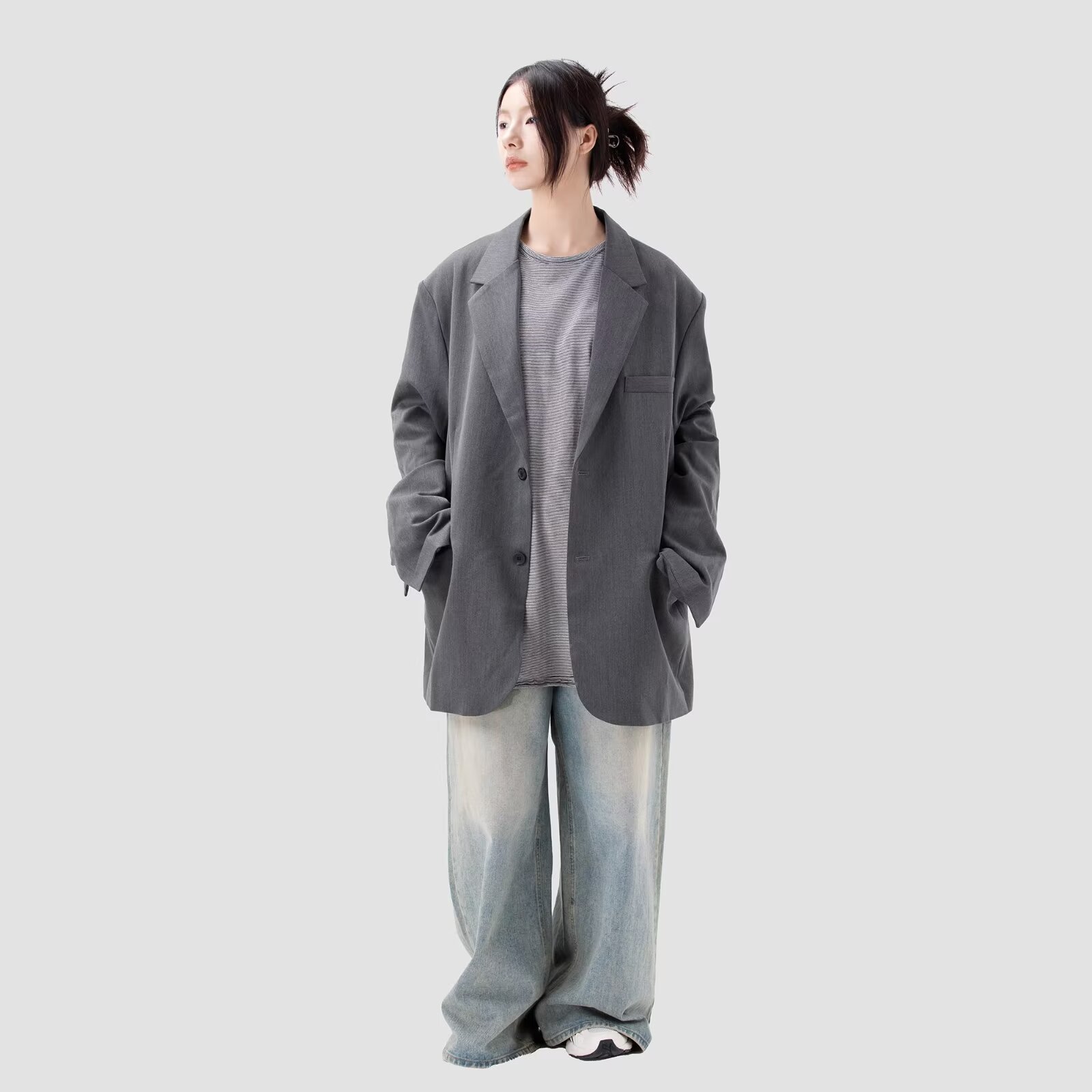 Women's Loose-Fitting Fashionable Retro Casual Coat