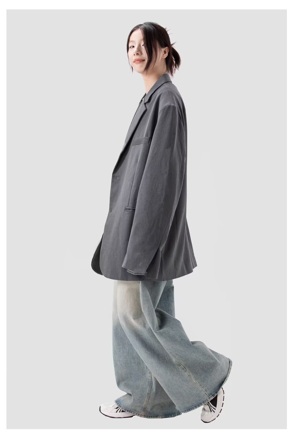 Women's Loose-Fitting Fashionable Retro Casual Coat