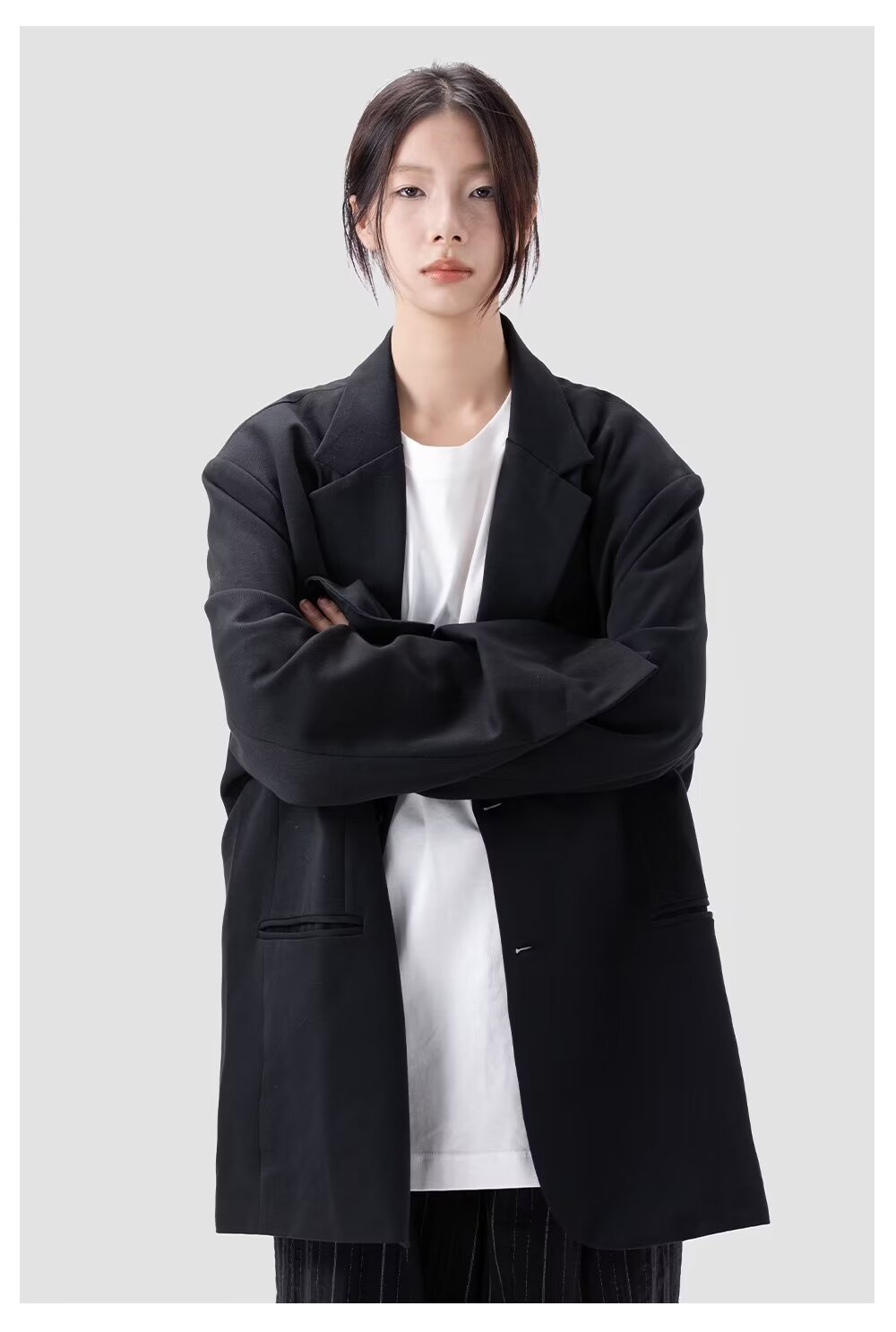 Women's Loose-Fitting Fashionable Retro Casual Coat