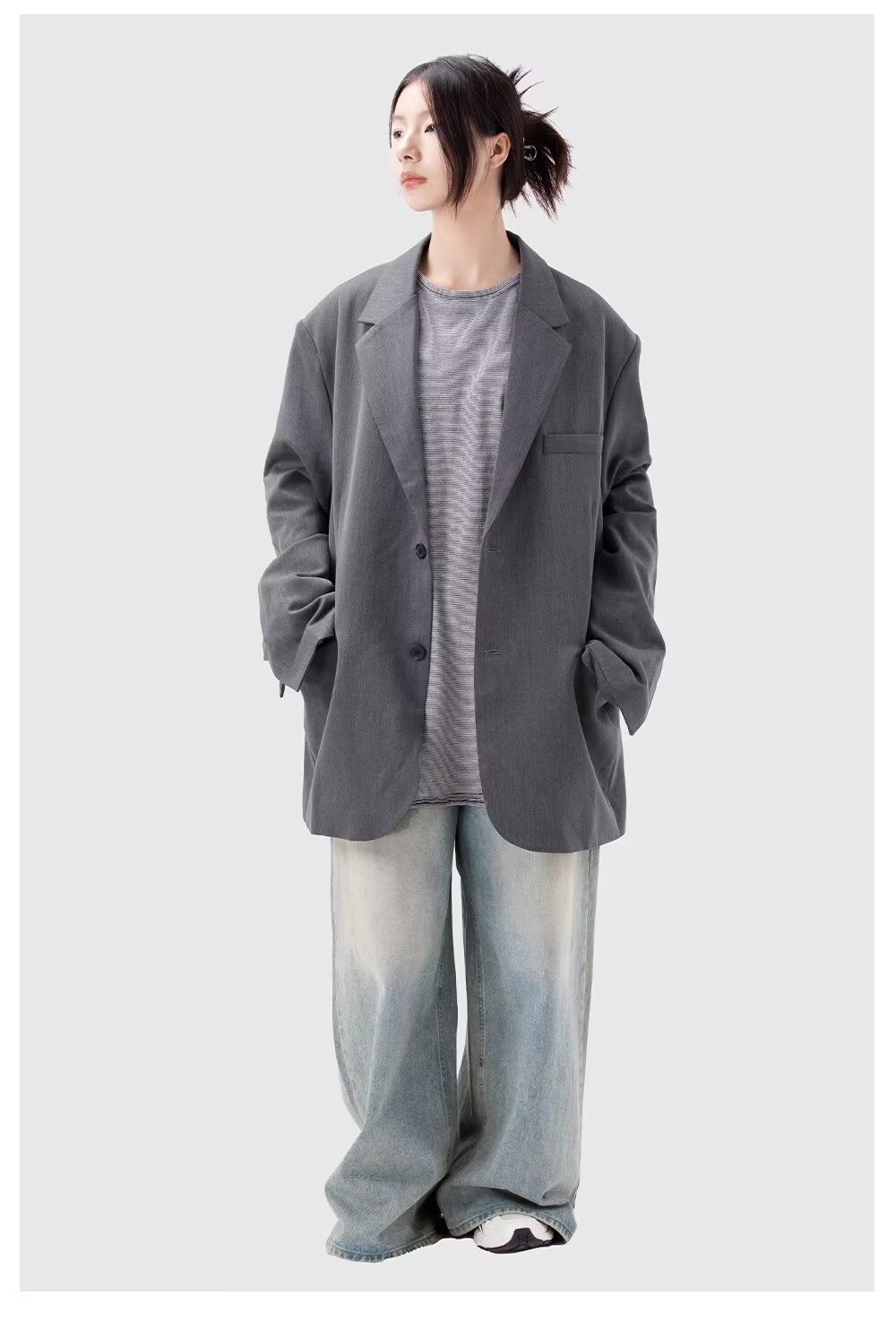 Women's Loose-Fitting Fashionable Retro Casual Coat