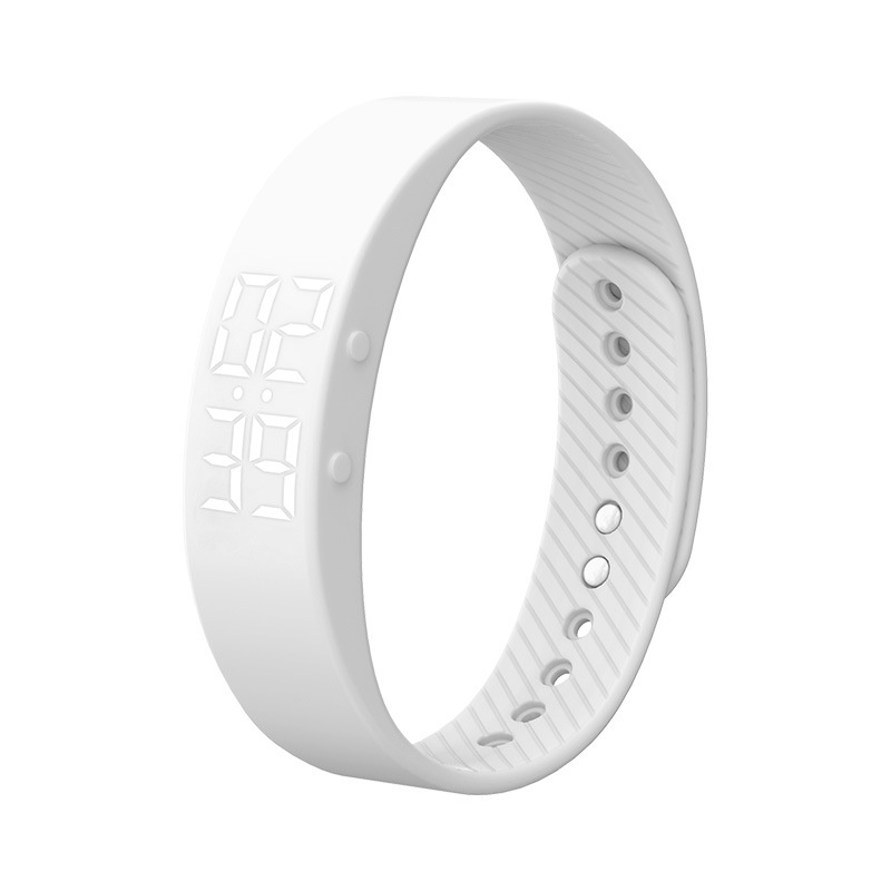 Fitness Smart Bracelet Waterproof Pedometer LED Watch Vibration Alarm Student Childrens Electronic Watch T5S