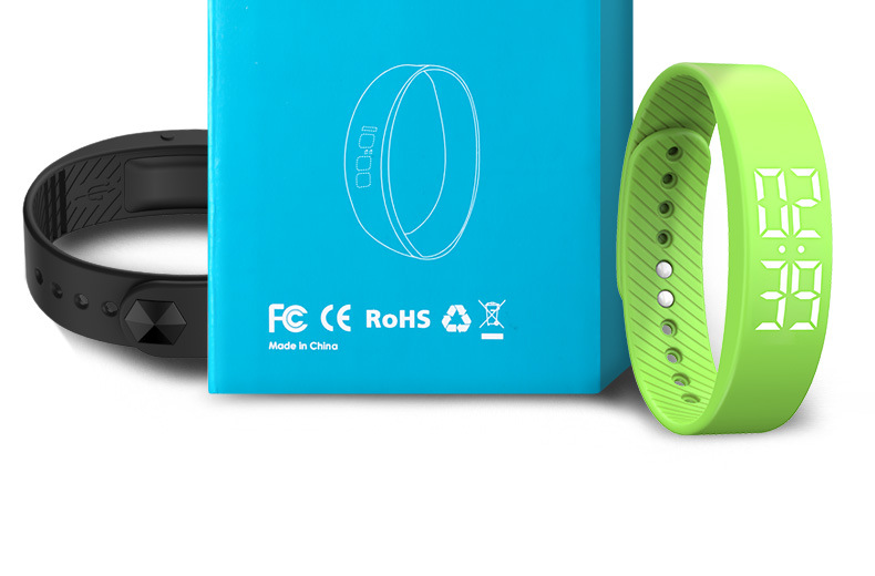 Fitness Smart Bracelet Waterproof Pedometer LED Watch Vibration Alarm Student Childrens Electronic Watch T5S